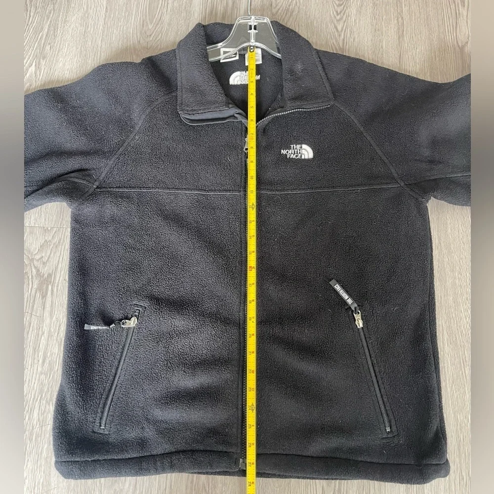 The North face polartec black fleece zipper sweater